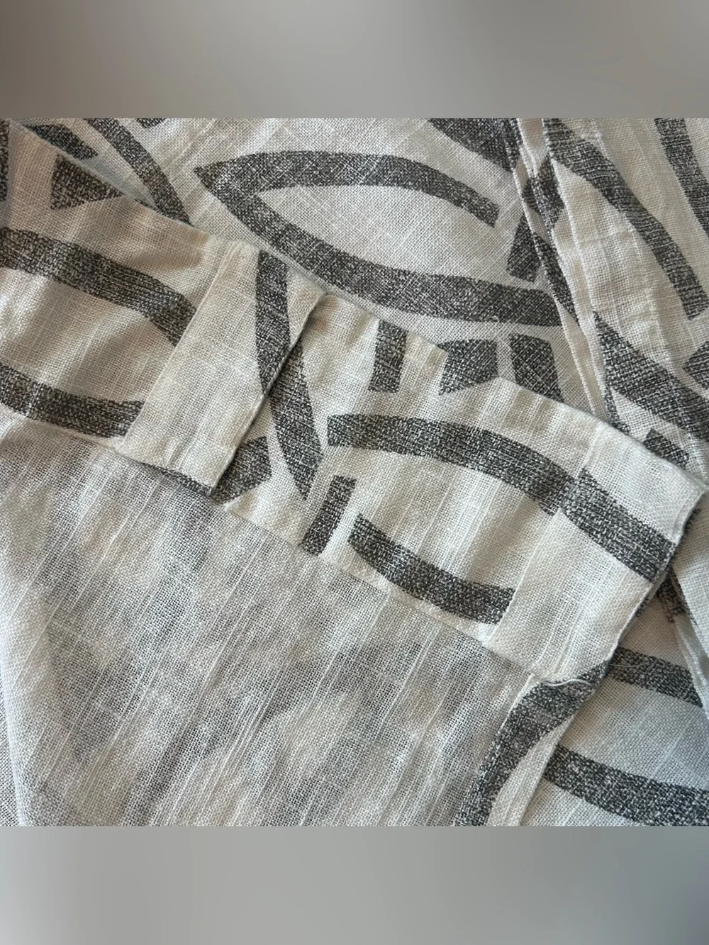 West Elm set of 2 European Flax Linen Light Filtering Curtains Panels, 48x84”